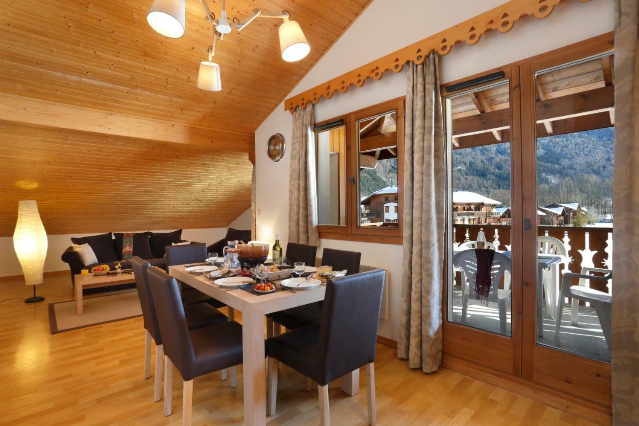Residence Nemea Le Grand Tetras Samoëns Buitenkant foto